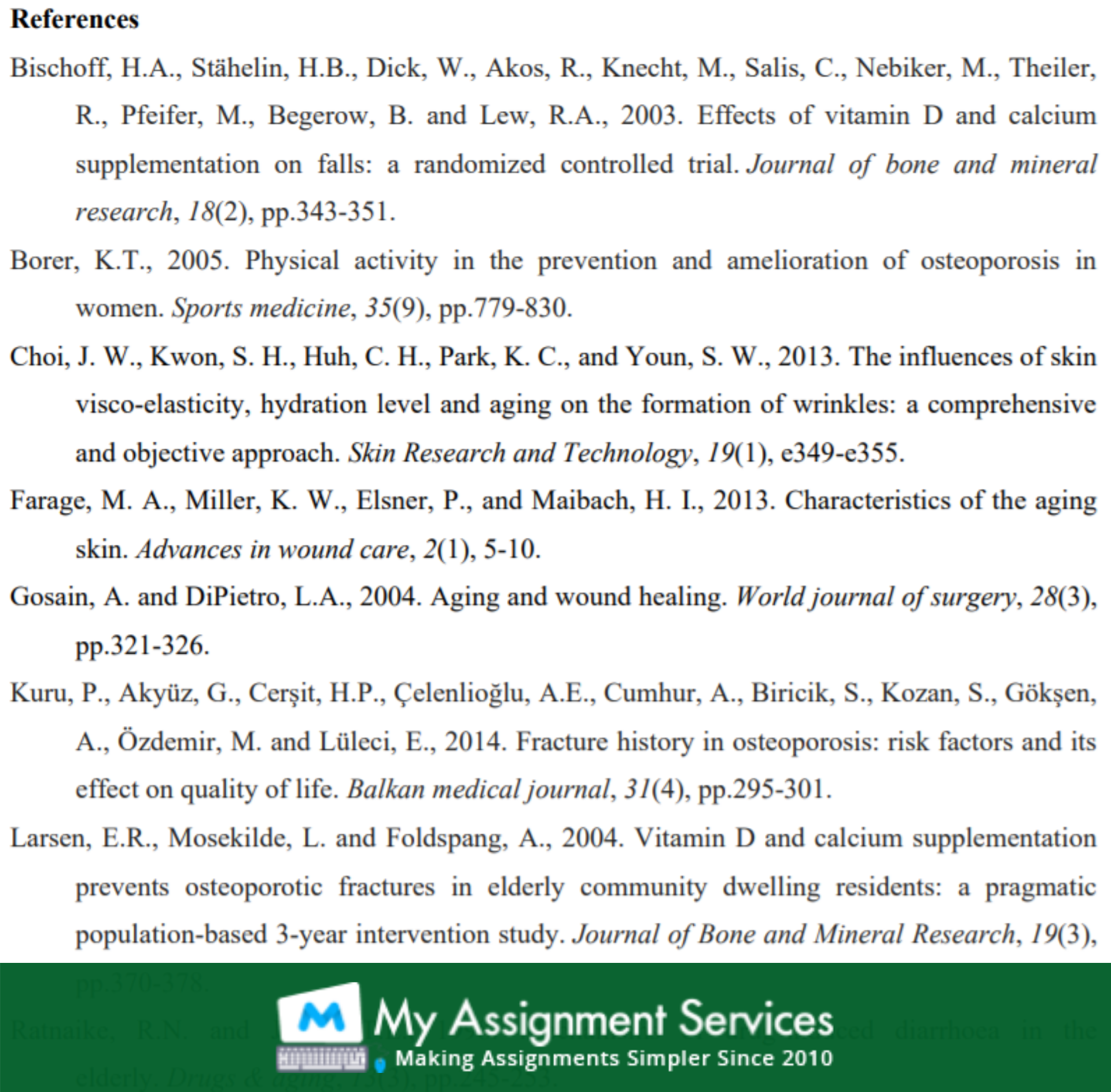 physiology case study assignment sample 6