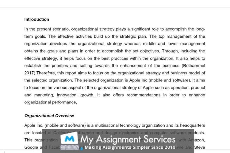 MBA thesis writing sample 2