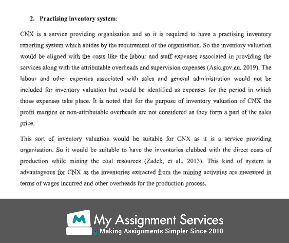 accounting thesis assessment solution sample 2