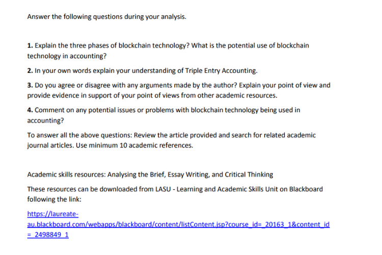 Phase of Blockchain