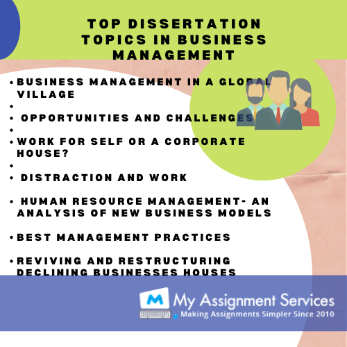 top topics for business management dissertation