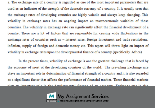 International finance assignment help