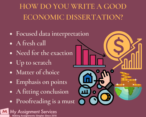 economics dissertation tips
