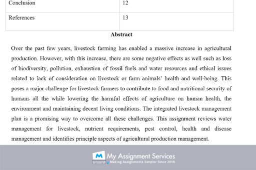 Livestock Production Systems Dissertation writing service