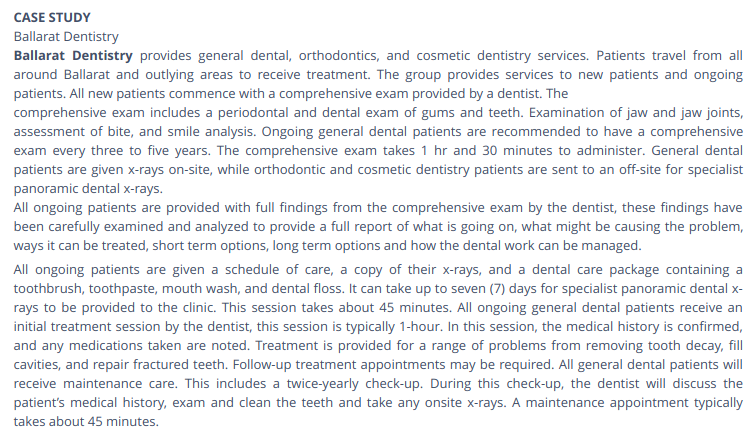 dentistry assignment help