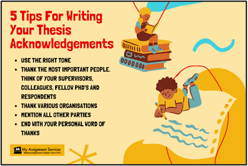 5 tips for writing your thesis acknowledgments