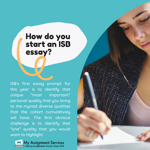 ISB Essay Help