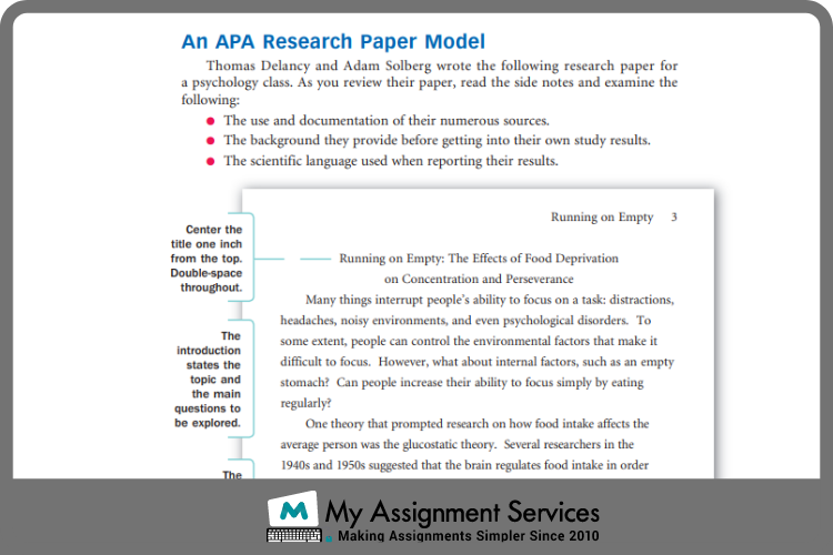 samples of research paper