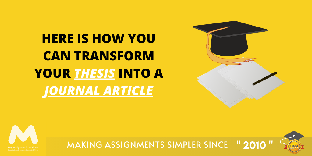 Transform Thesis Into Journal Article