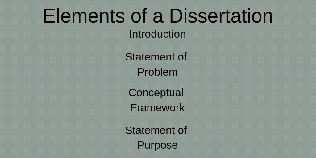 Dissertation Examples