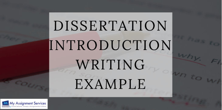 Dissertation Introduction Writing