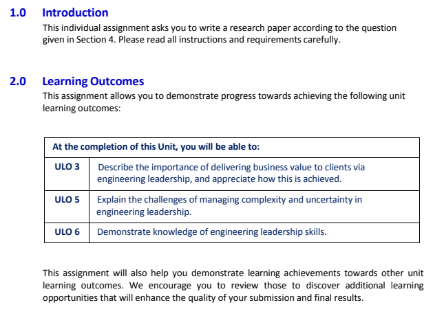 research paper sample