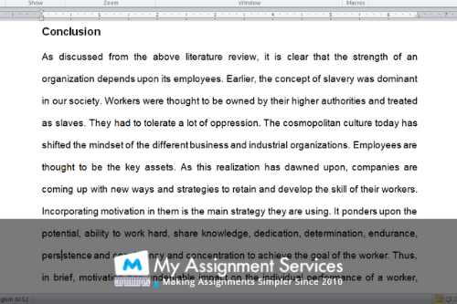 Review Essay Conclusion