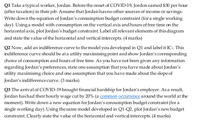 ECON 1020 principles of economics assessment