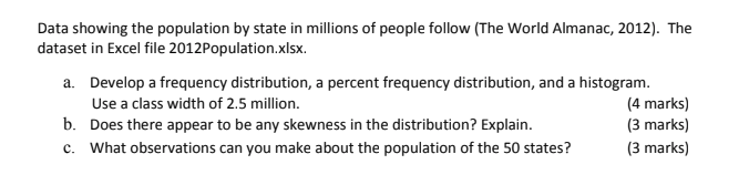 developing a frequency distribution