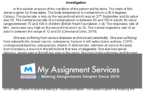 university nursing coursework assessment answer sample3