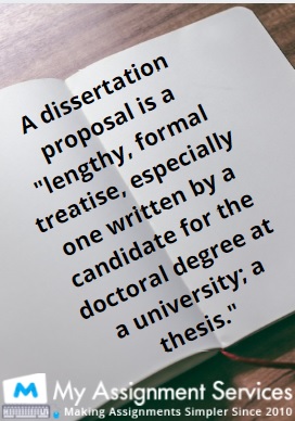 write a proposal for your dissertation