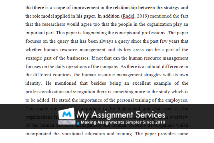 assessment solution sample 4