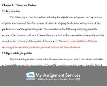 dissertation literature review sample 2