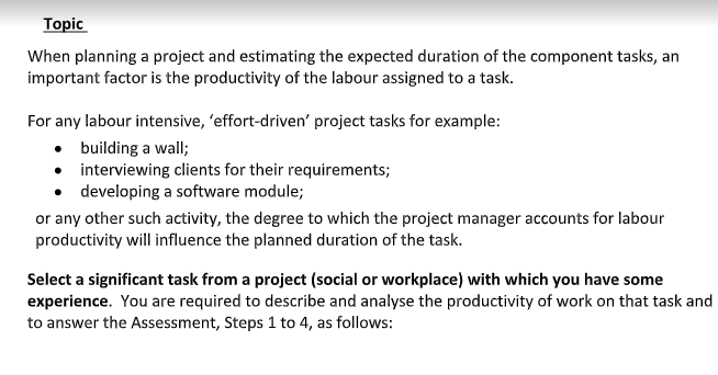 essay on time - question sample