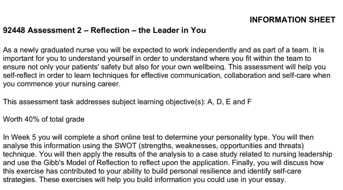 Assignment Sample On Kolb’s Learning Cycle