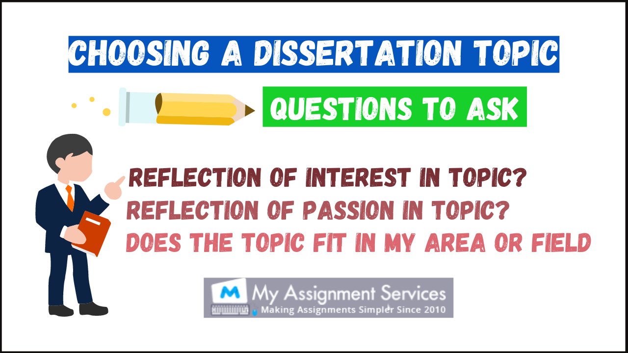 Choose a dissertation topic
